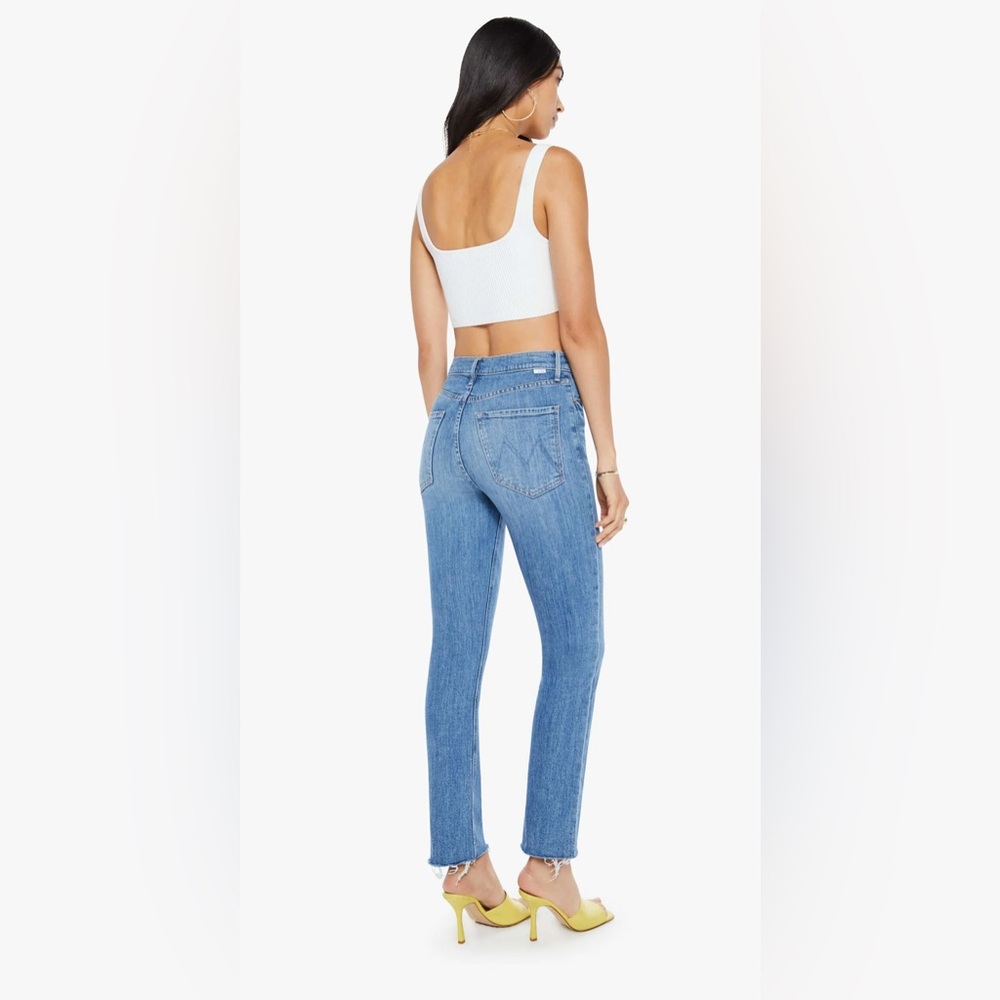 MOTHER The Pixie Dazzler Ankle Fray- Wash: Boogie Down